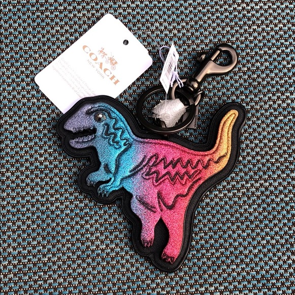 COACH Dinosaur Bag Charm Multicolor